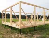 How to inexpensively build a frame house with your own hands, photo report