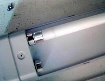 Repair of emergency lighting fixture SKAT LT